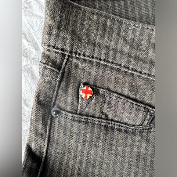 Hudson Jeans Krista Super Skinny Stripe Size 27 - Picture 4 of 10